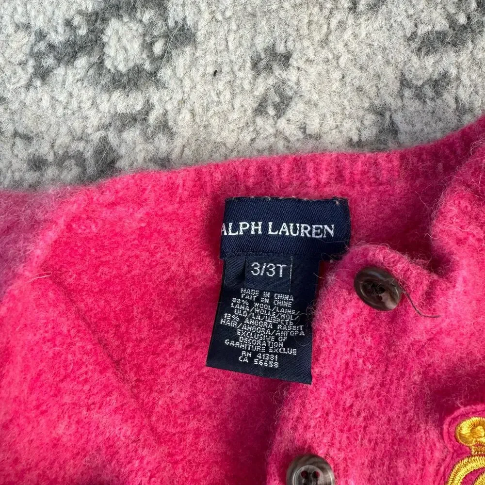 Girls Ralph Lauren Wool Angora sweater